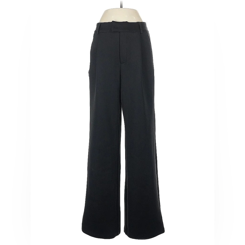 Good American Luxe Suiting Column Wide Leg Trousers